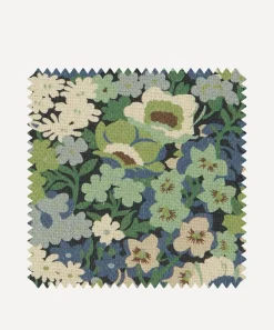 Liberty Interiors Furnishing Fabrics^Fabric Swatch - Thorpe House Linen in Purslane