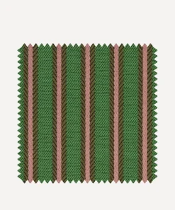 Liberty Interiors Furnishing Fabrics^Fabric Swatch - Twill Stripe in Purslane