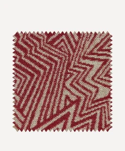 Liberty Interiors Furnishing Fabrics^Fabric Swatch - Vertigo Weave in Vesuvio