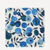 Liberty Interiors Furnishing Fabrics^Fabric Swatch - Wiltshire Blossom Landsdowne Linen in Lapis Dark
