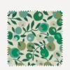 Liberty Interiors Furnishing Fabrics^Fabric Swatch - Wiltshire Blossom Wellington Velvet in Jade