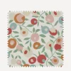 Liberty Interiors Furnishing Fabrics^Fabric Swatch - Wiltshire Blossom Landsdowne Linen in Lichen