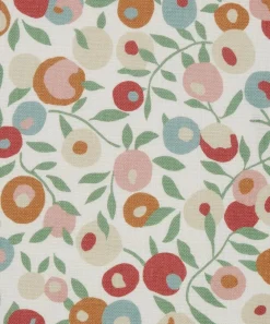 Liberty Interiors Furnishing Fabrics^Fabric Swatch - Wiltshire Blossom Landsdowne Linen in Lichen