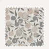 Liberty Interiors Furnishing Fabrics^Fabric Swatch - Wiltshire Blossom Landsdowne Linen in Pewter