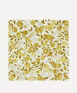 Liberty Interiors Furnishing Fabrics^Fabric Swatch - Wiltshire Blossom Cotton in Yarrow