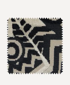 Liberty Interiors Furnishing Fabrics^Fabric Swatch - Zig Zag Velvet in Piccadilly