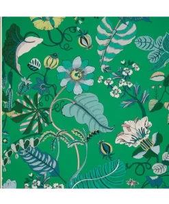 Liberty Interiors Furnishing Fabrics^Fantasia Jungle Easton in Jade – Outdoor