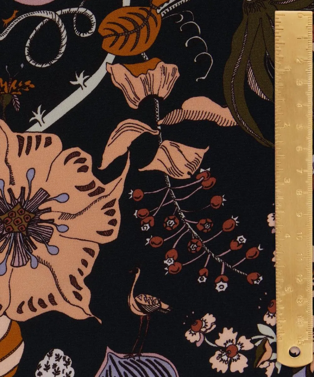Liberty Fabrics Classic Silks|Crepe De Chine^Fantasy Land Crepe de Chine