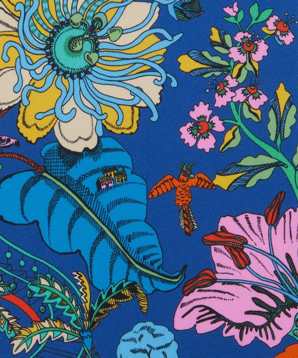 Liberty Fabrics Classic Silks|Silk Satin^Fantasy Land Silk Satin