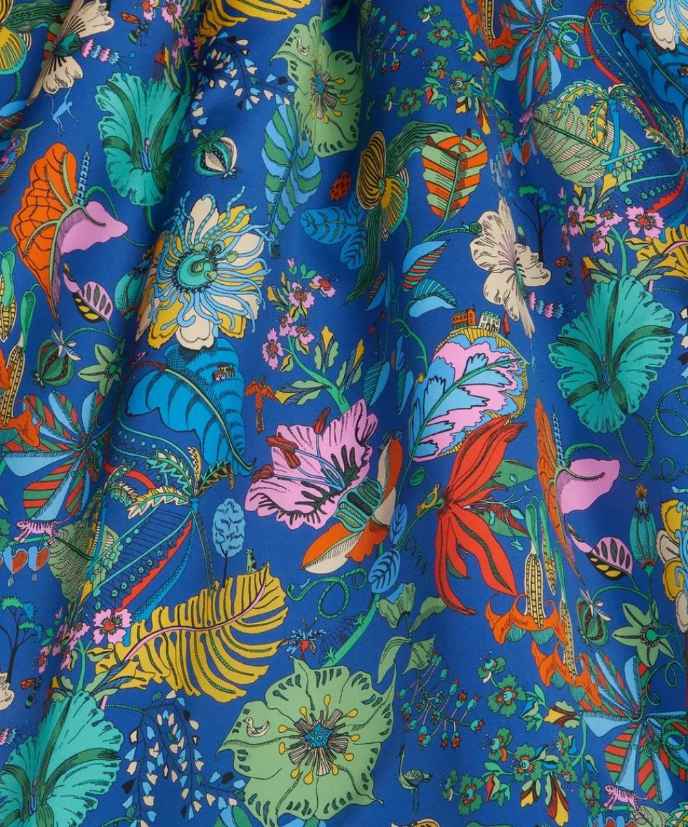 Liberty Fabrics Classic Silks|Silk Satin^Fantasy Land Silk Satin