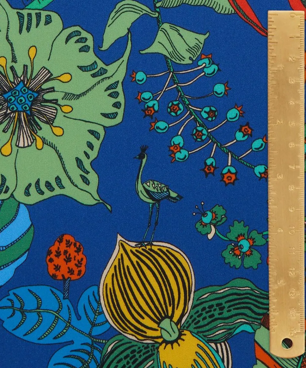 Liberty Fabrics Classic Silks|Silk Satin^Fantasy Land Silk Satin