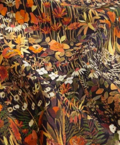 Liberty Fabrics Classic Silks|Crepe De Chine^Faria Flowers Small Crepe de Chine
