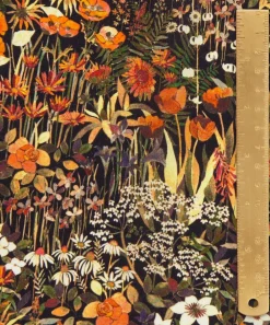 Liberty Fabrics Classic Silks|Crepe De Chine^Faria Flowers Small Crepe de Chine