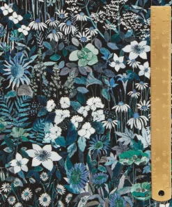 Liberty Fabrics Classic Silks|Crepe De Chine^Faria Flowers Small Crepe de Chine