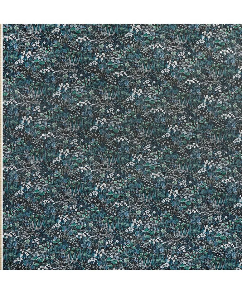 Liberty Fabrics Classic Silks|Silk Satin^Faria Flowers Small Silk Satin
