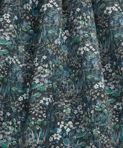 Liberty Fabrics Classic Silks|Silk Satin^Faria Flowers Small Silk Satin