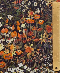 Liberty Fabrics Classic Silks|Silk Satin^Faria Flowers Small Silk Satin