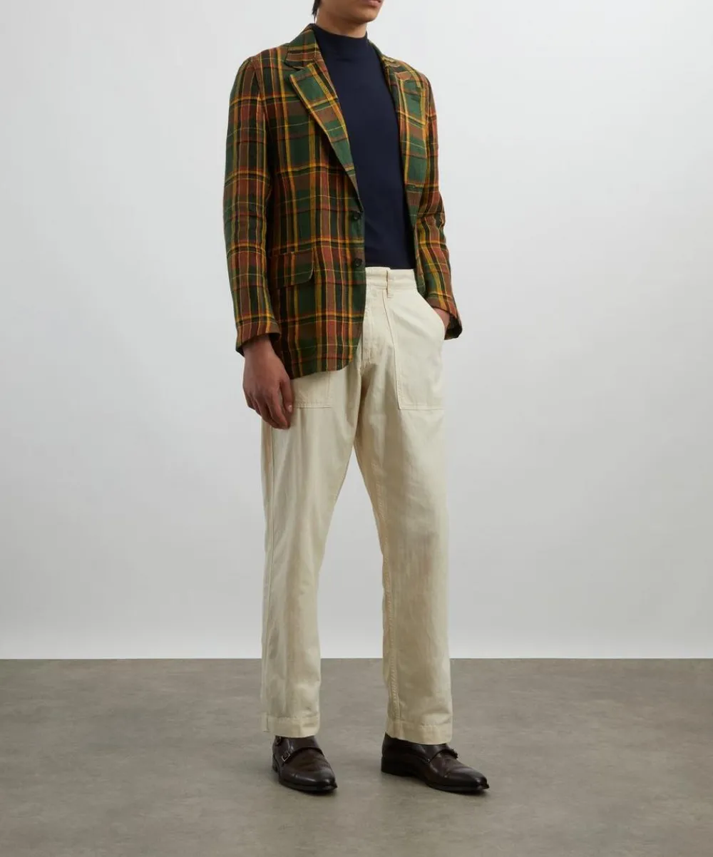 Drakes Trousers^Fatigue Trousers