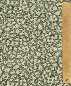Liberty Interiors Furnishing Fabrics^Feather Petals Linen in Artichoke