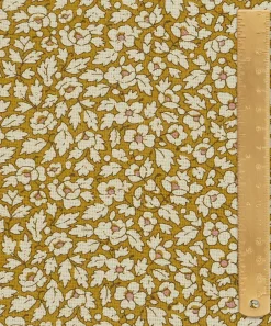 Liberty Interiors Furnishing Fabrics^Feather Petals Linen in Fennel