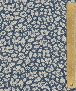 Liberty Interiors Furnishing Fabrics^Feather Petals Linen in Lapis