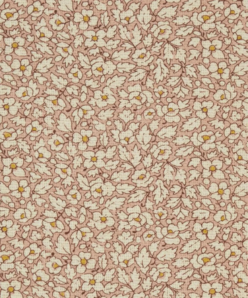 Liberty Interiors Furnishing Fabrics^Feather Petals Linen in Ointment