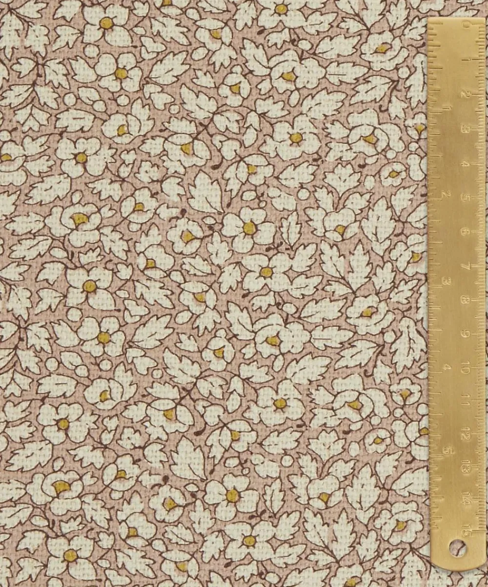 Liberty Interiors Furnishing Fabrics^Feather Petals Linen in Ointment