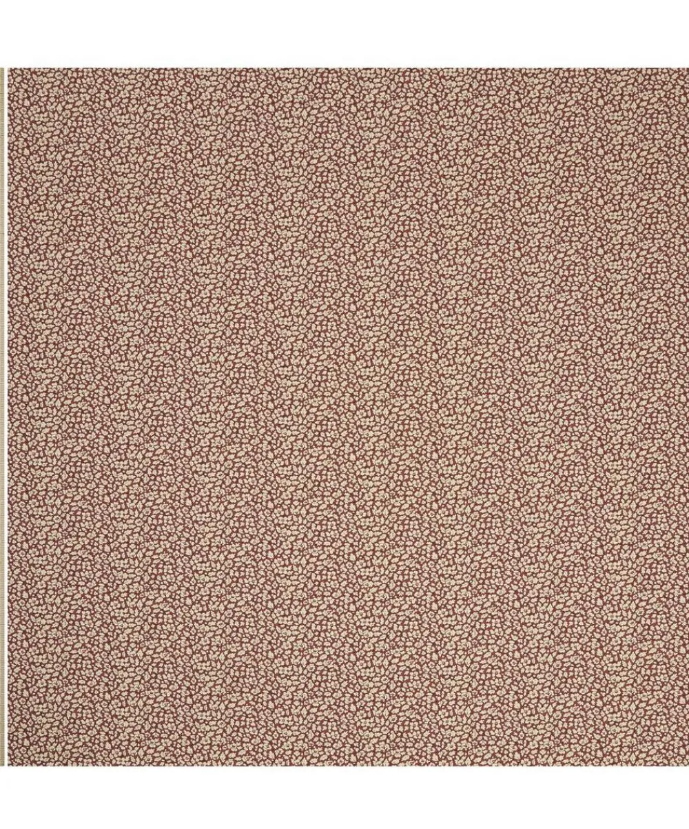 Liberty Interiors Furnishing Fabrics^Feather Petals Linen in Red Lac