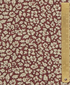 Liberty Interiors Furnishing Fabrics^Feather Petals Linen in Red Lac