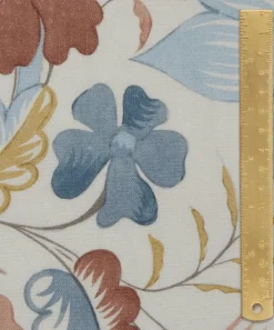 Liberty Interiors Furnishing Fabrics^Feather Trail Linen in Lapis