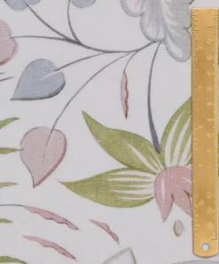 Liberty Interiors Furnishing Fabrics^Feather Trail Linen in Lichen