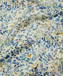 Liberty Interiors Furnishing Fabrics^Felda Wild Cotton in Lapis