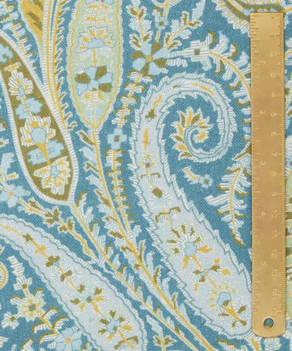 Liberty Interiors Furnishing Fabrics^Felix Raison Chiltern Linen in Lichen Sage