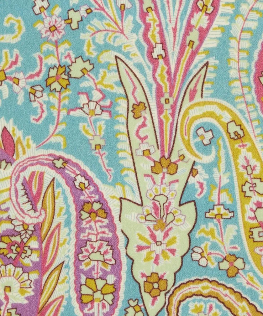Liberty Interiors Furnishing Fabrics^Felix Raison Cotton Velvet in Jade