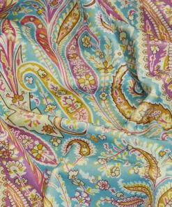 Liberty Interiors Furnishing Fabrics^Felix Raison Cotton Velvet in Jade