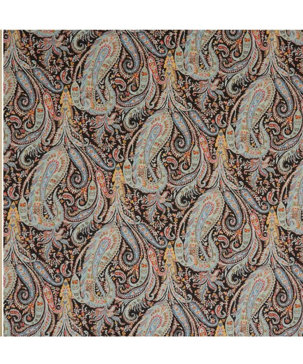 Liberty Interiors Furnishing Fabrics^Felix Raison Emberton Linen in Lichen Dark
