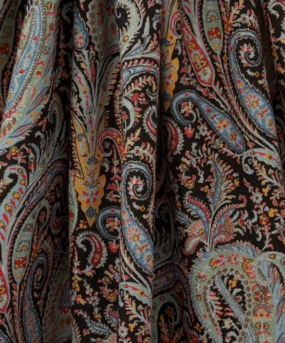 Liberty Interiors Furnishing Fabrics^Felix Raison Emberton Linen in Lichen Dark