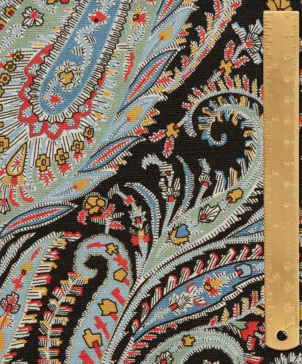 Liberty Interiors Furnishing Fabrics^Felix Raison Emberton Linen in Lichen Dark
