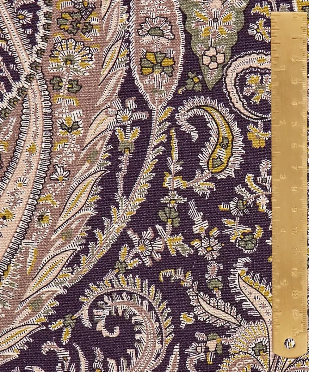 Liberty Interiors Furnishing Fabrics^Felix Raison Emberton Linen in Dragonfly
