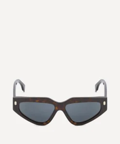 Fendi Sunglasses & Glasses^Roma Cat-Eye Havana Acetate Sunglasses