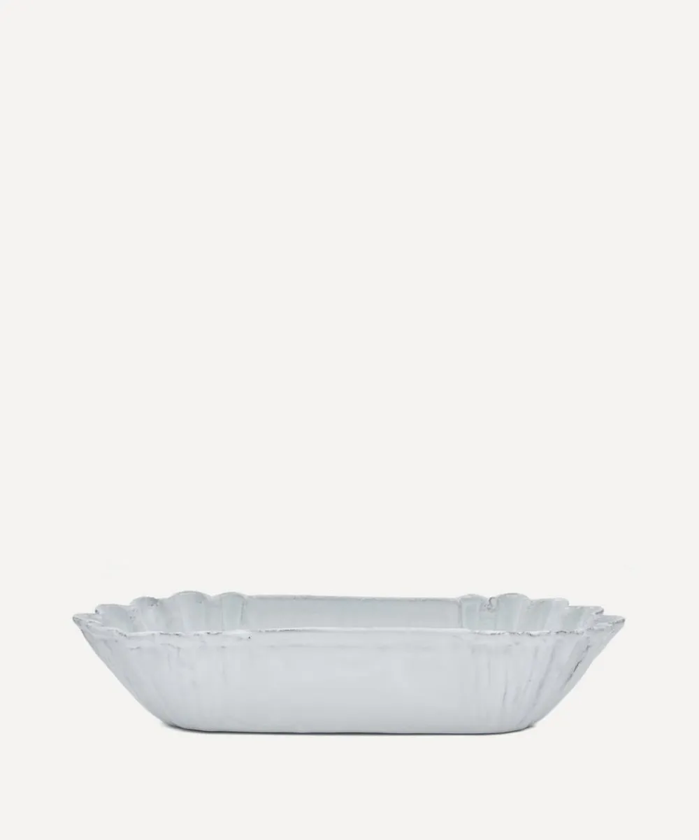 Astier de Villatte Tableware^Fifine Long Bowl