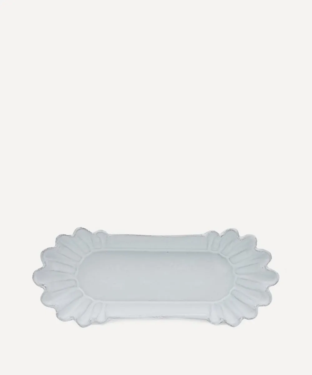 Astier de Villatte Tableware^Fifine Long Bowl