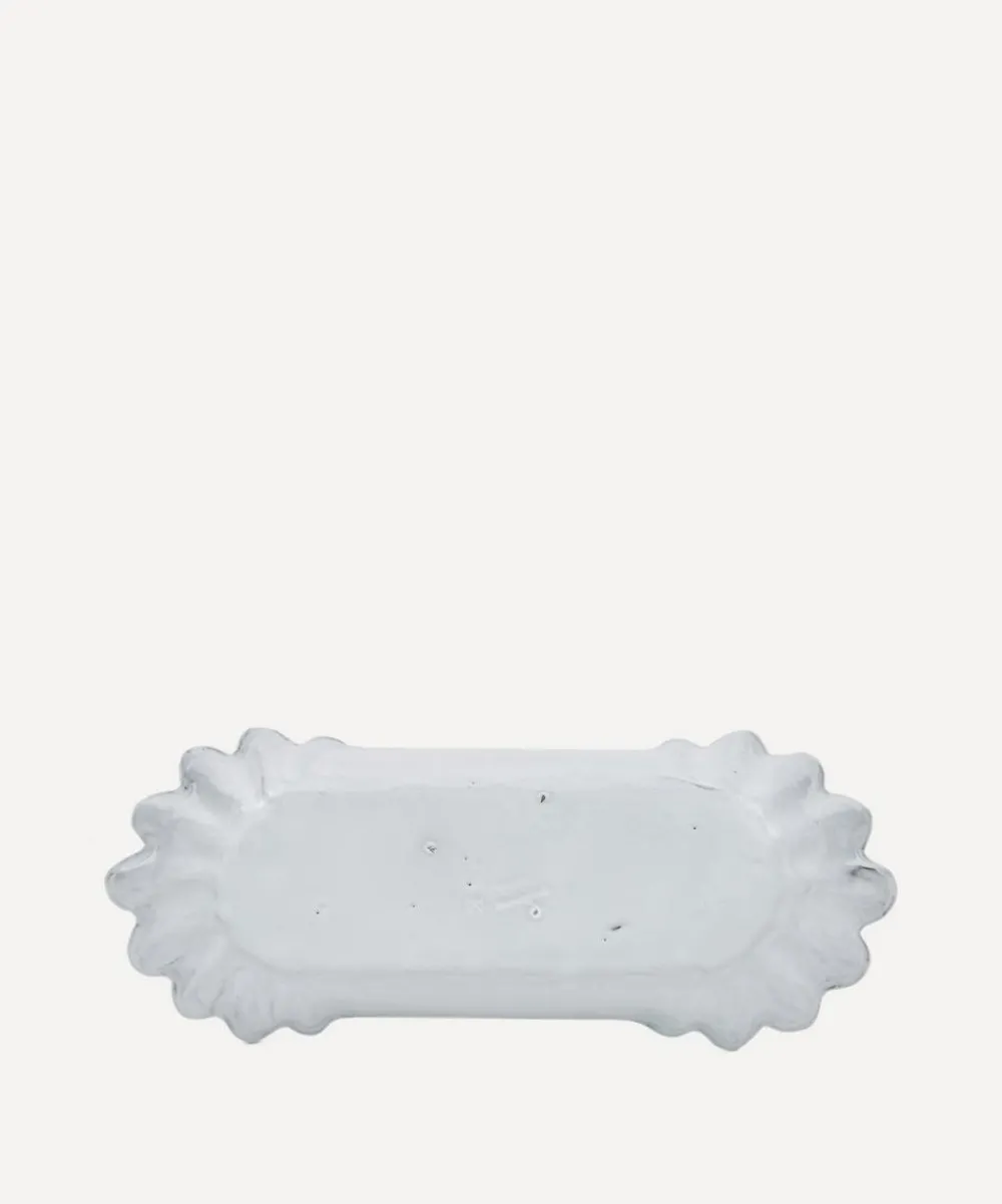 Astier de Villatte Tableware^Fifine Long Bowl