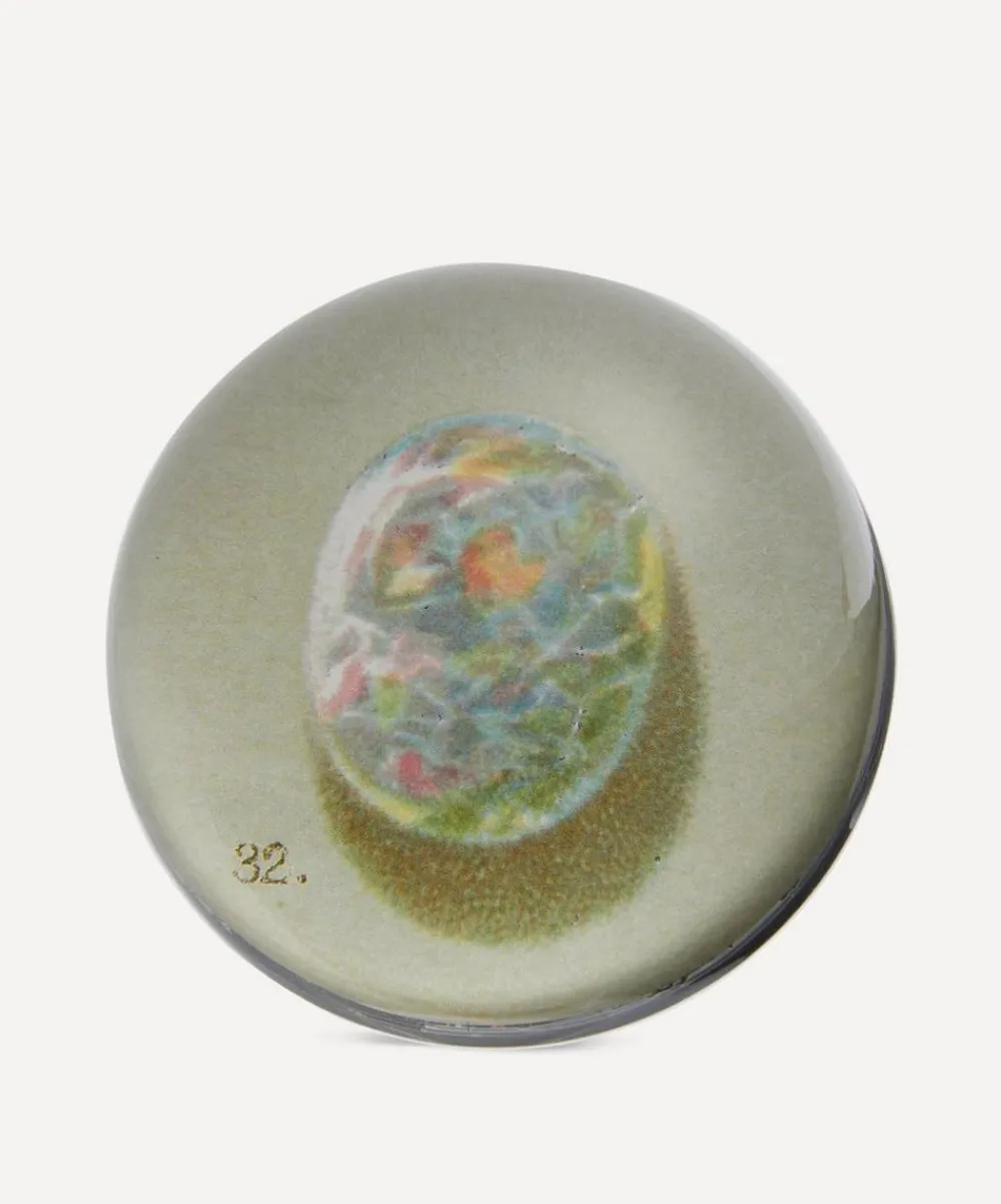 John Derian Stationery And Games^Fire Opal Dome Paperweight