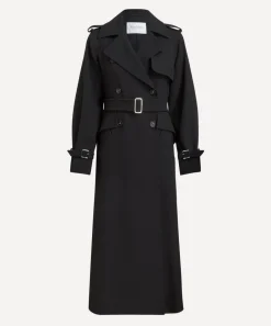 Max Mara Coats & Jackets^Flavio Long Sablé Trench Coat