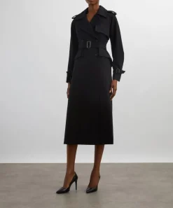 Max Mara Coats & Jackets^Flavio Long Sablé Trench Coat