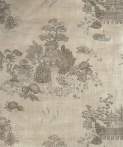 Liberty Interiors Wallpaper|Wallpaper^Floating Palace in Pewter