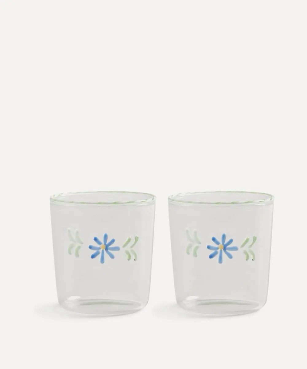 &Klevering Glass & Drinksware^Flora Glasses Set of Two