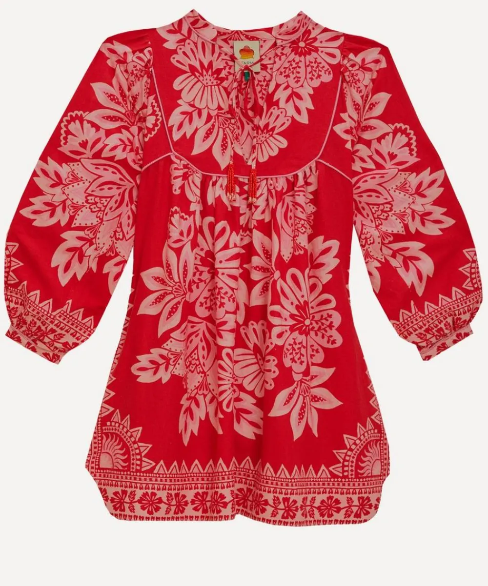 FARM Rio Dresses^Flora Tapestry Tapestry Red Mini-Dress