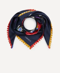 Liberty Scarves^Floral Ballet 90X90 Silk Scarf